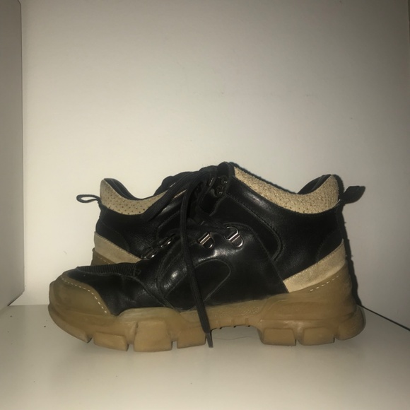 Size 7 (36) L'Intervalle Black tan leather boots - Picture 3 of 10